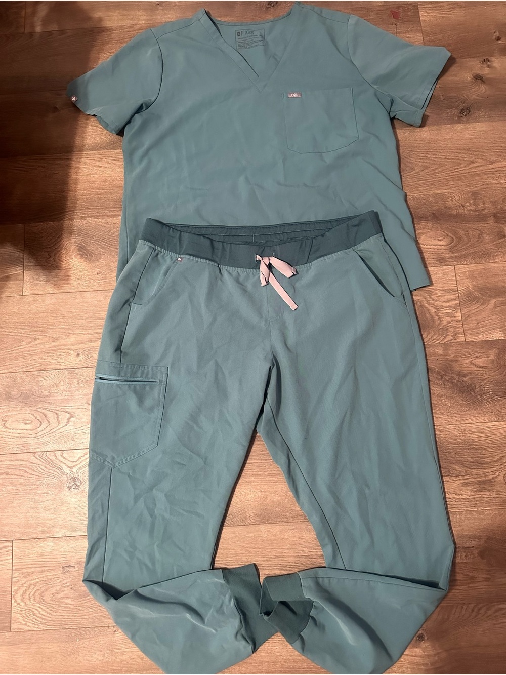 Figs Technical Scrub Set — Teal